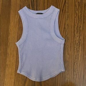 Forever 21 Lavender Ribbed Tank Top